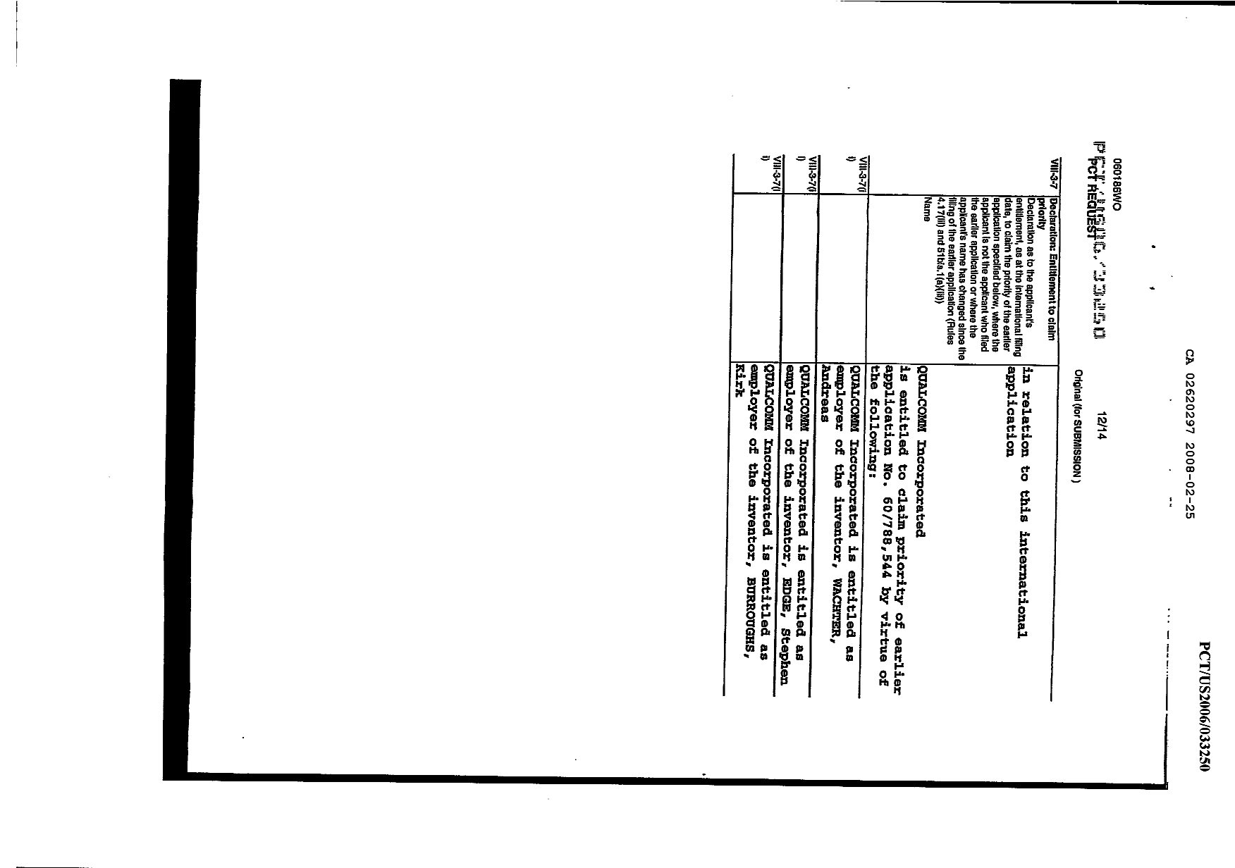 Canadian Patent Document 2620297. PCT 20071225. Image 10 of 11