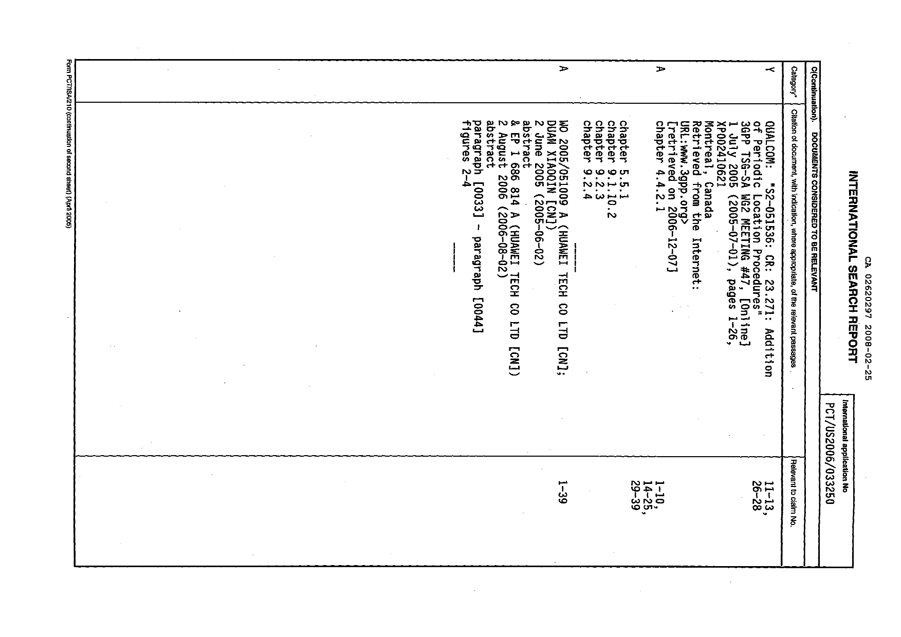 Document de brevet canadien 2620297. PCT 20071225. Image 2 de 11