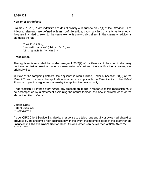 Canadian Patent Document 2620861. Prosecution-Amendment 20140805. Image 2 of 2
