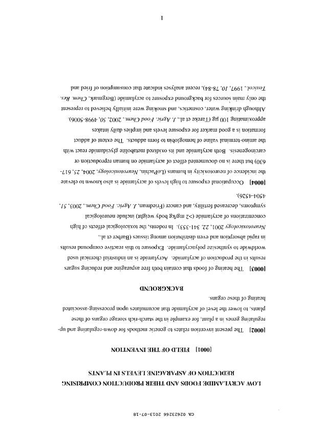 Canadian Patent Document 2623266. Description 20171115. Image 1 of 81