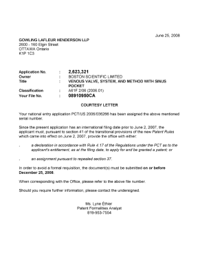 Document de brevet canadien 2623321. Correspondance 20080620. Image 1 de 1