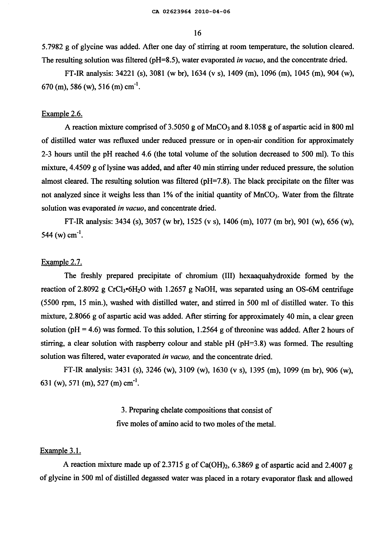 Canadian Patent Document 2623964. Description 20091206. Image 16 of 17