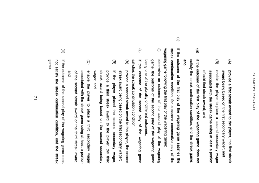 Document de brevet canadien 2628974. Revendications 20111123. Image 2 de 18