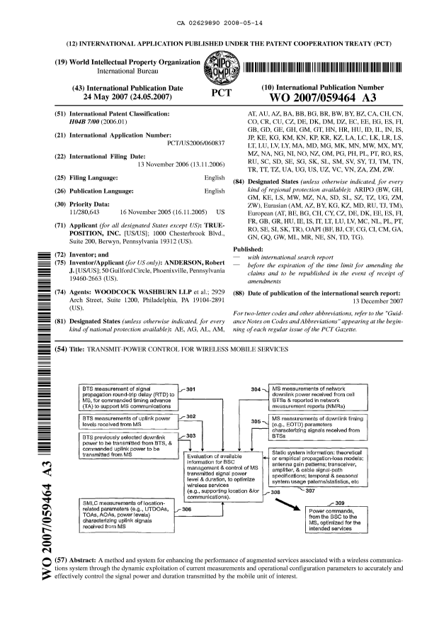 Document de brevet canadien 2629890. Abrégé 20080514. Image 1 de 1