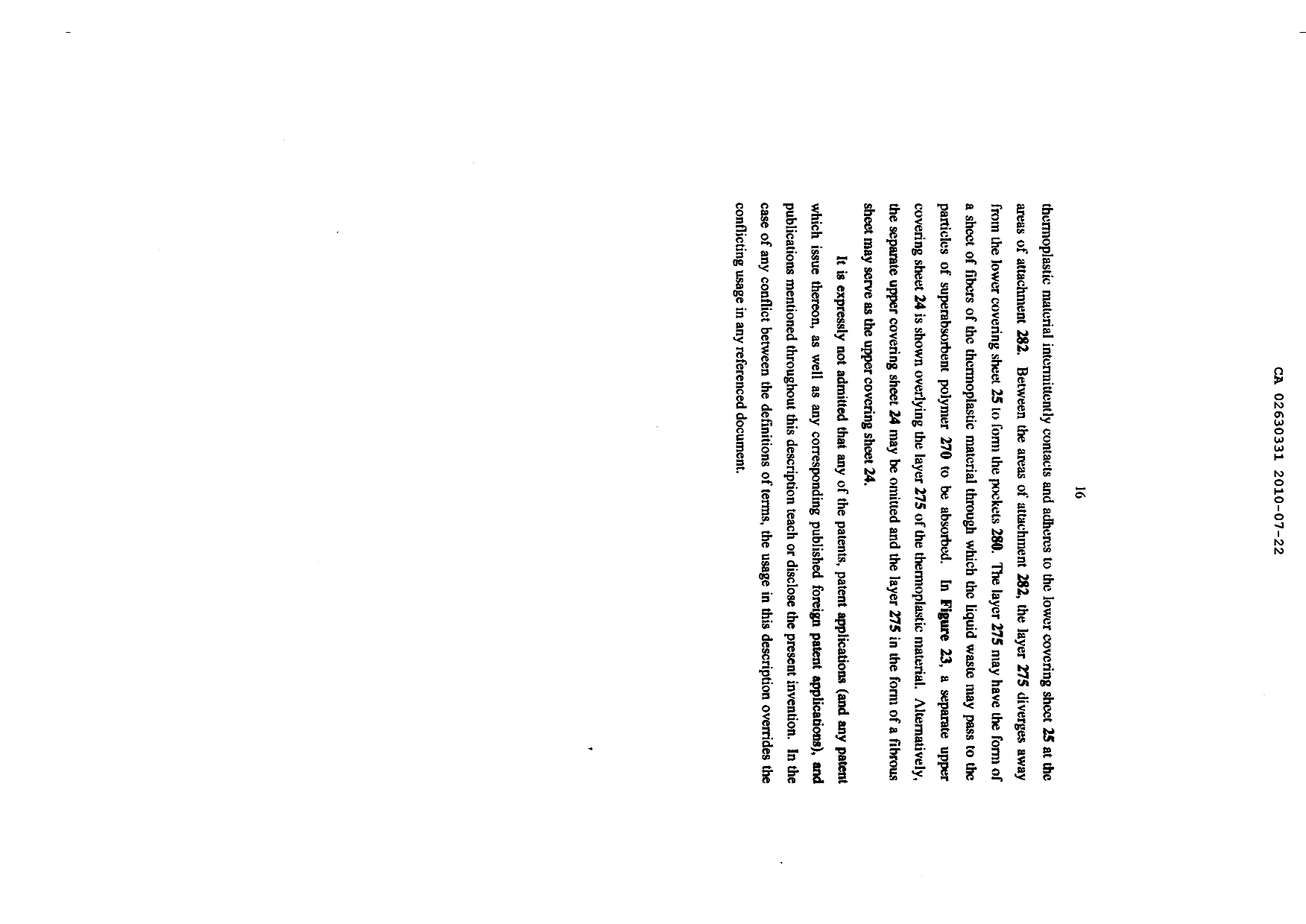 Document de brevet canadien 2630331. Description 20091222. Image 16 de 16