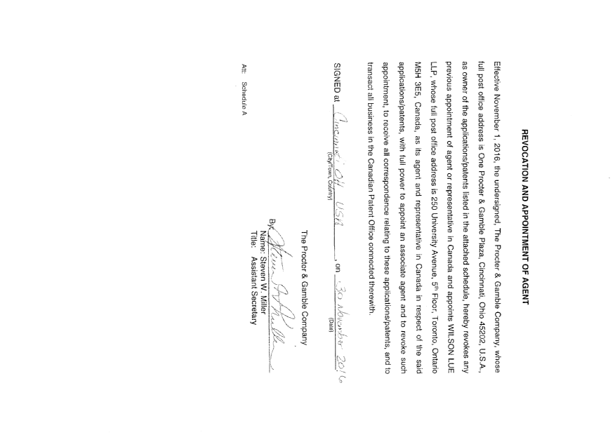 Document de brevet canadien 2630331. Correspondance 20151201. Image 2 de 4