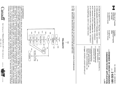 Document de brevet canadien 2630981. Page couverture 20071210. Image 1 de 1