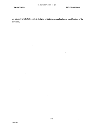 Document de brevet canadien 2631057. Description 20071223. Image 38 de 38