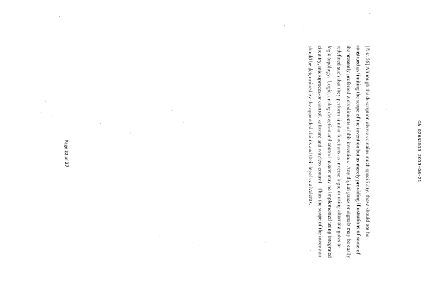 Document de brevet canadien 2632513. Description 20121221. Image 22 de 22