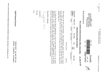 Canadian Patent Document 2632513. Fees 20141220. Image 1 of 2
