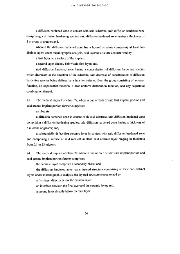 Document de brevet canadien 2633096. Revendications 20131030. Image 13 de 13
