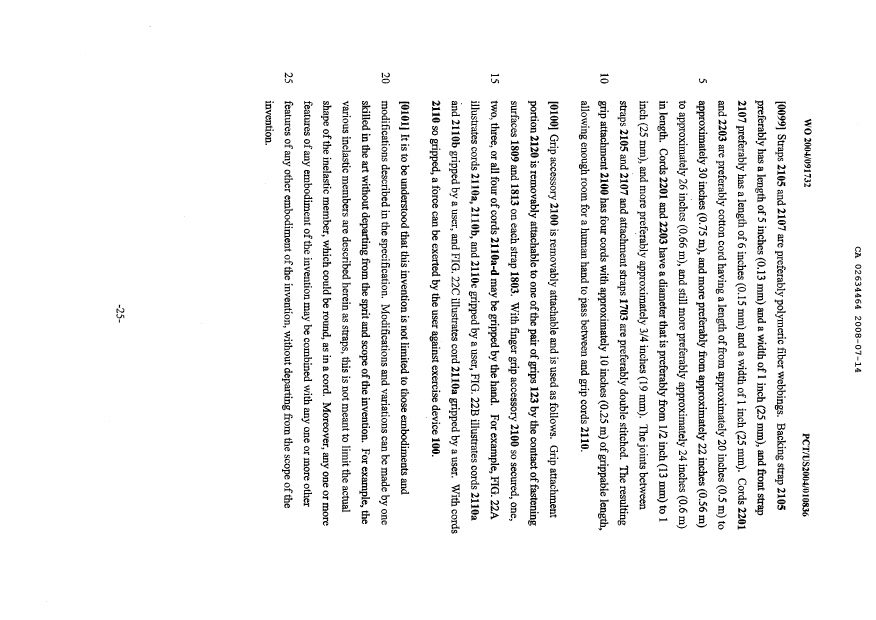 Document de brevet canadien 2634464. Description 20101213. Image 28 de 28