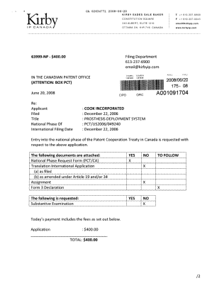 Document de brevet canadien 2634771. Cession 20080620. Image 1 de 3
