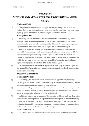 Document de brevet canadien 2636494. Description 20080707. Image 1 de 35