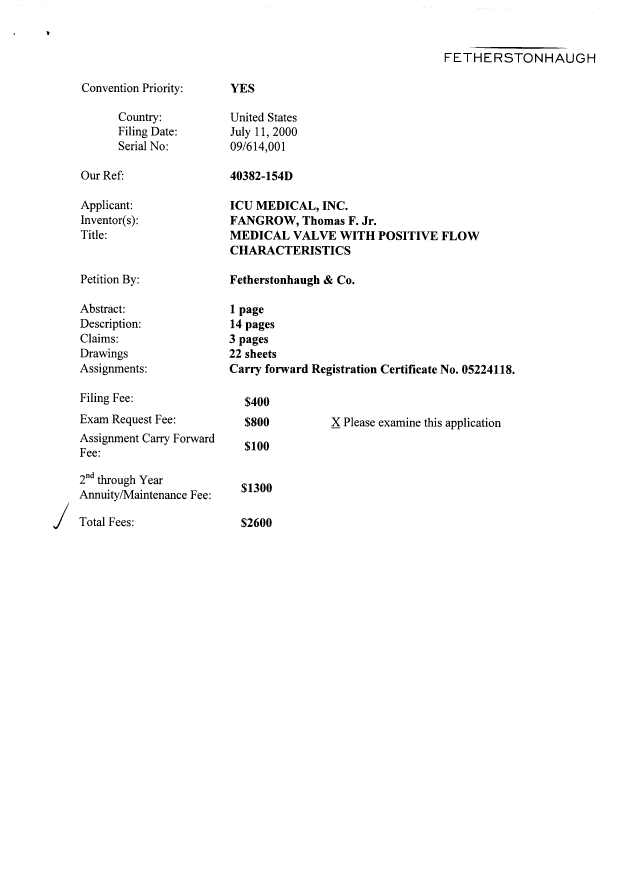 Document de brevet canadien 2638744. Cession 20080915. Image 2 de 3