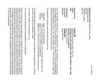 Canadian Patent Document 2642129. Prosecution-Amendment 20100706. Image 1 of 2