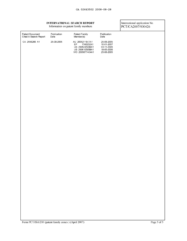 Document de brevet canadien 2643502. PCT 20071228. Image 3 de 3