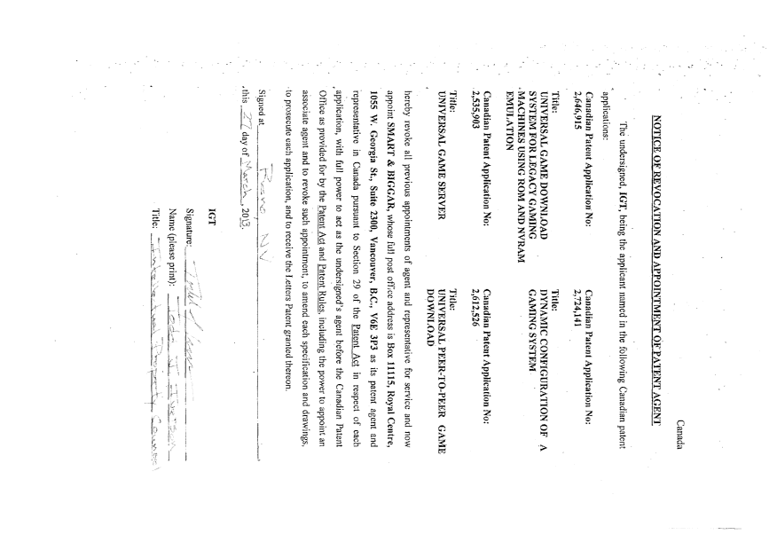 Canadian Patent Document 2646915. Correspondence 20130408. Image 4 of 4