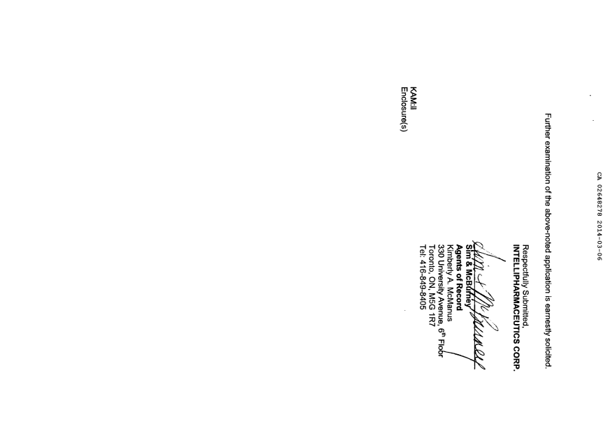 Canadian Patent Document 2648278. Prosecution-Amendment 20140306. Image 2 of 2