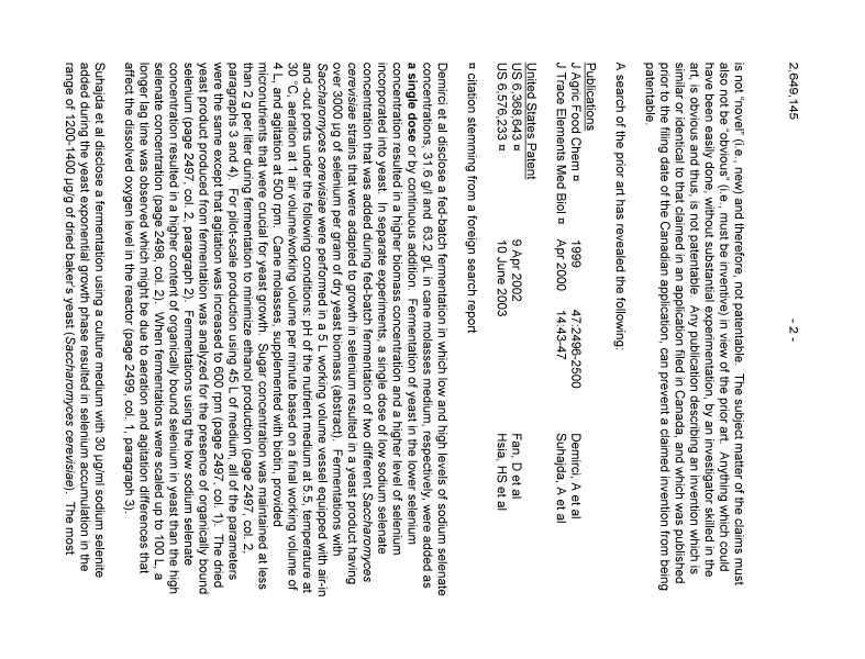 Canadian Patent Document 2649145. Prosecution-Amendment 20111219. Image 2 of 11