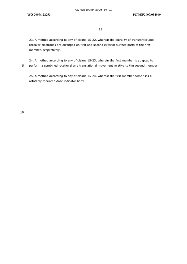 Document de brevet canadien 2649999. Revendications 20081021. Image 4 de 4