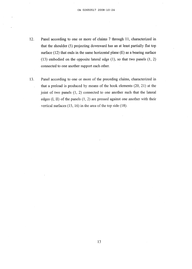 Document de brevet canadien 2650517. Revendications 20081024. Image 3 de 3