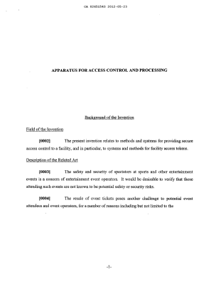Document de brevet canadien 2651543. Description 20120523. Image 1 de 32