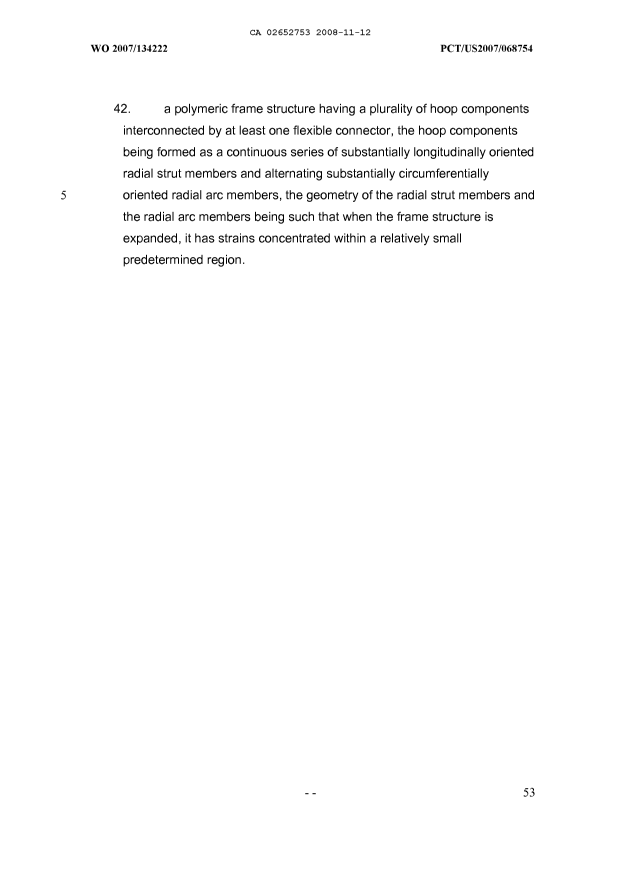 Document de brevet canadien 2652753. Revendications 20071212. Image 6 de 6