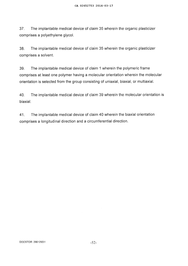 Document de brevet canadien 2652753. Poursuite-Amendment 20131217. Image 24 de 24
