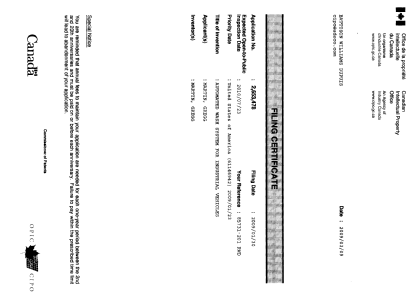 Canadian Patent Document 2653478. Correspondence 20090309. Image 1 of 1