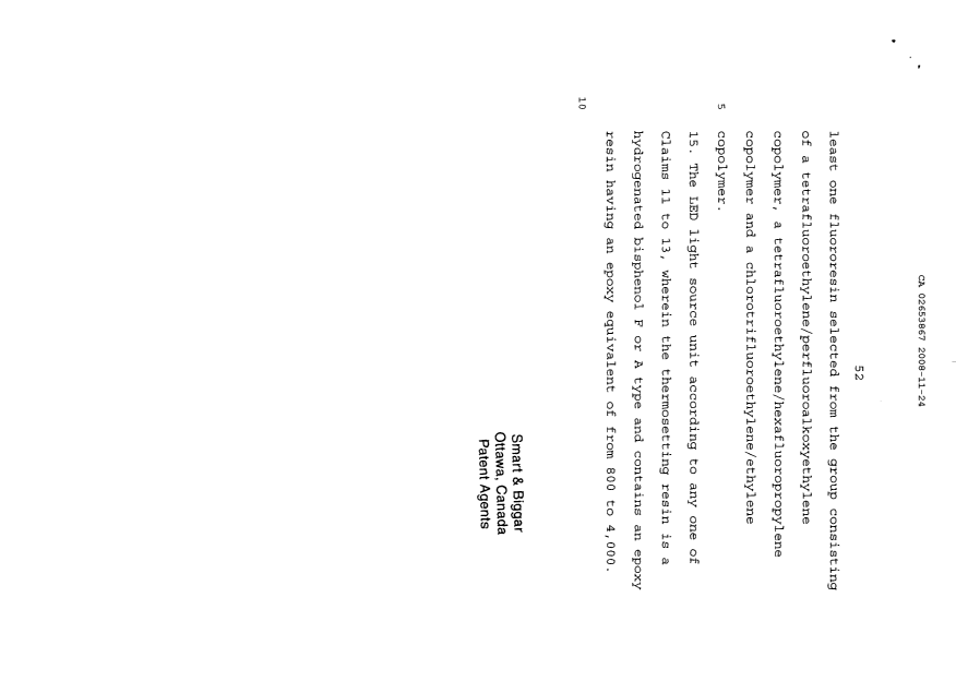 Document de brevet canadien 2653867. Revendications 20081124. Image 4 de 4