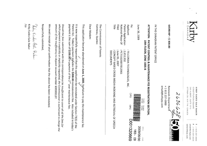 Document de brevet canadien 2653932. Taxes 20090630. Image 1 de 1
