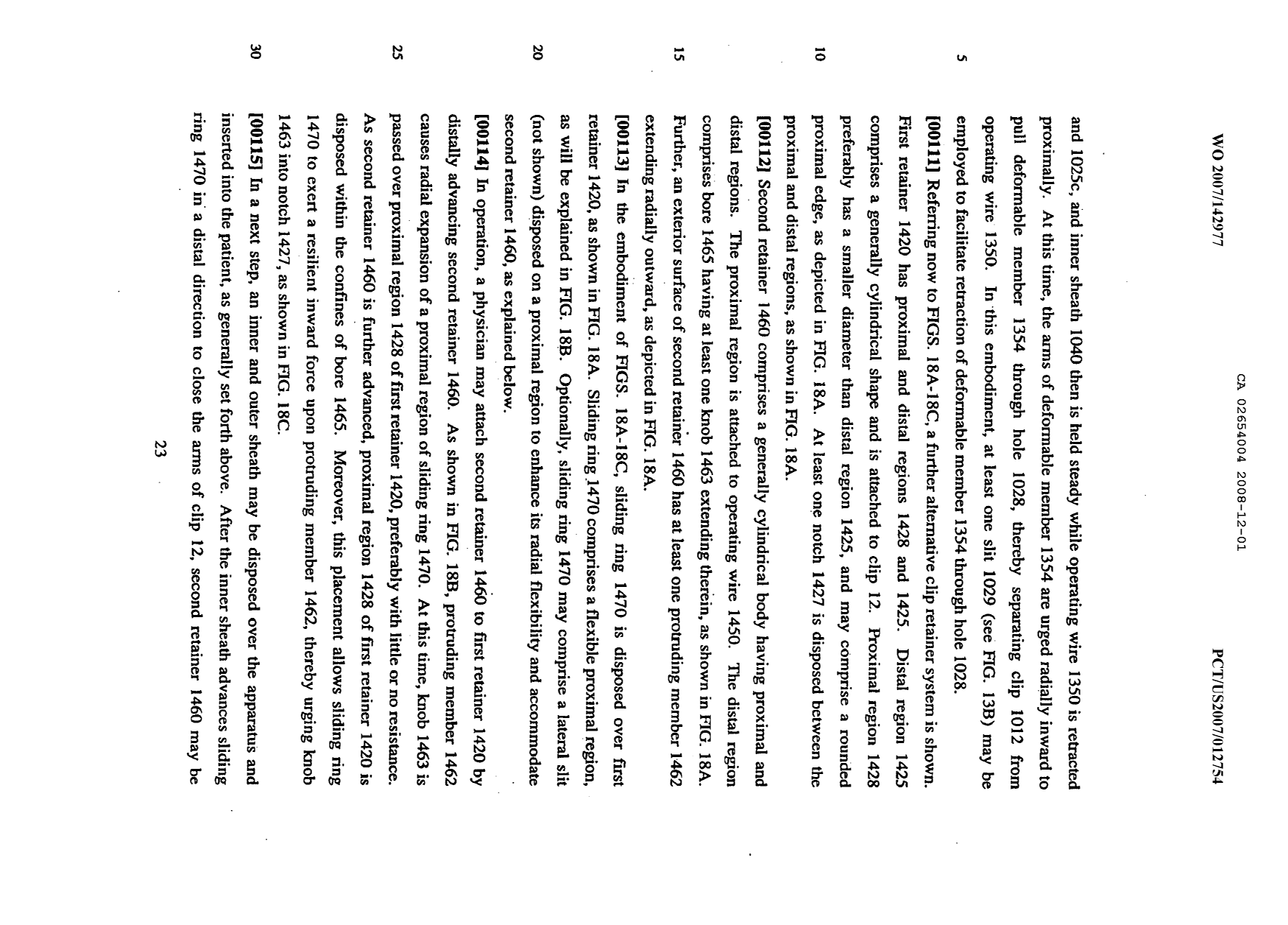 Canadian Patent Document 2654004. Description 20071201. Image 23 of 24