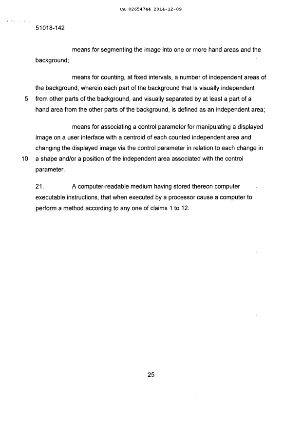 Document de brevet canadien 2654744. Revendications 20141209. Image 5 de 5