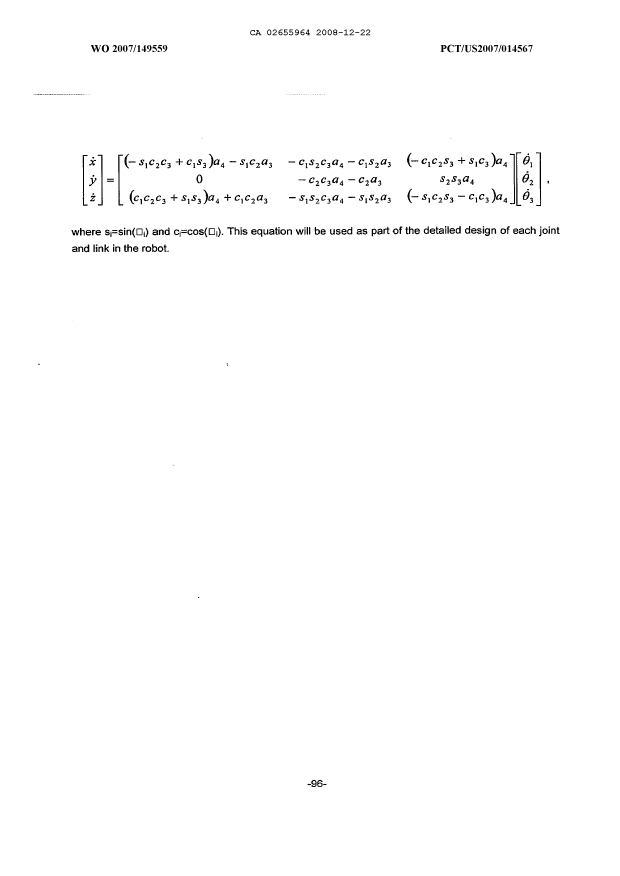 Document de brevet canadien 2655964. Description 20081222. Image 96 de 96