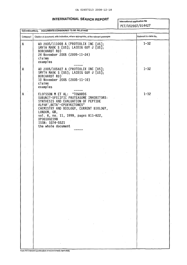 Document de brevet canadien 2657213. PCT 20081218. Image 2 de 5