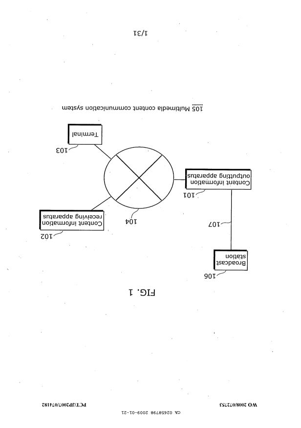 Canadian Patent Document 2658798. Drawings 20090121. Image 1 of 31