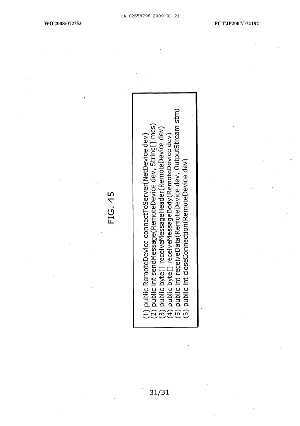 Document de brevet canadien 2658798. Dessins 20090121. Image 31 de 31