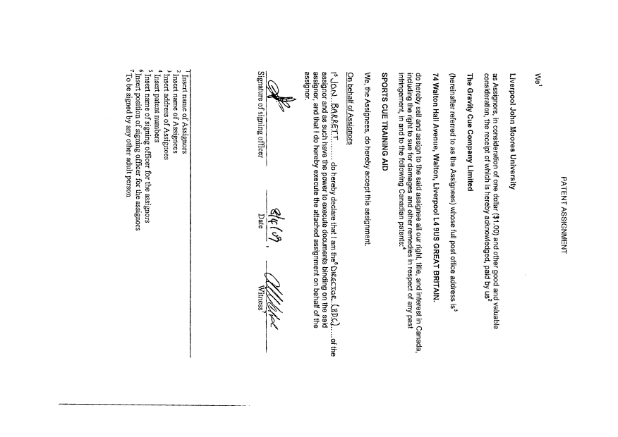 Canadian Patent Document 2658987. Assignment 20090422. Image 3 of 3