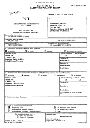 Document de brevet canadien 2659397. PCT 20100715. Image 1 de 1