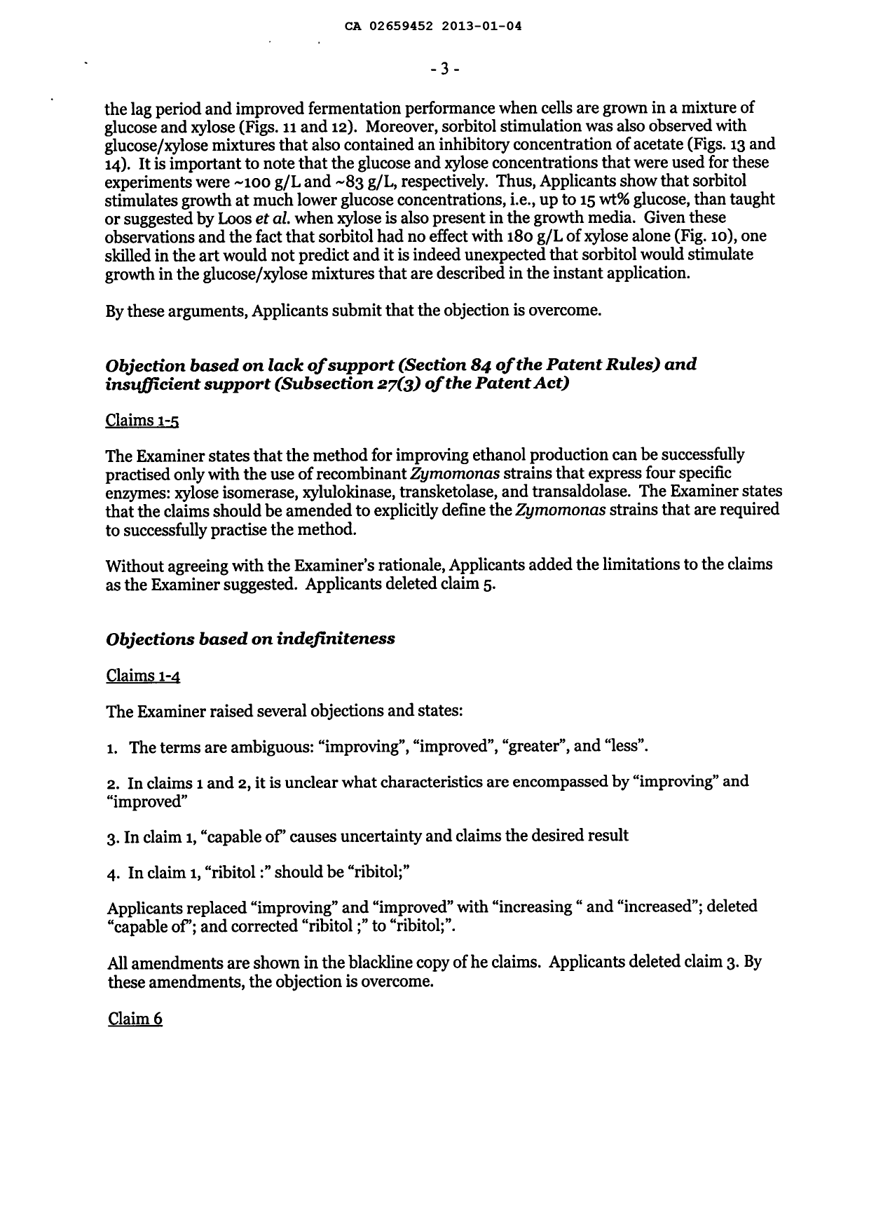 Canadian Patent Document 2659452. Prosecution-Amendment 20121204. Image 3 of 22