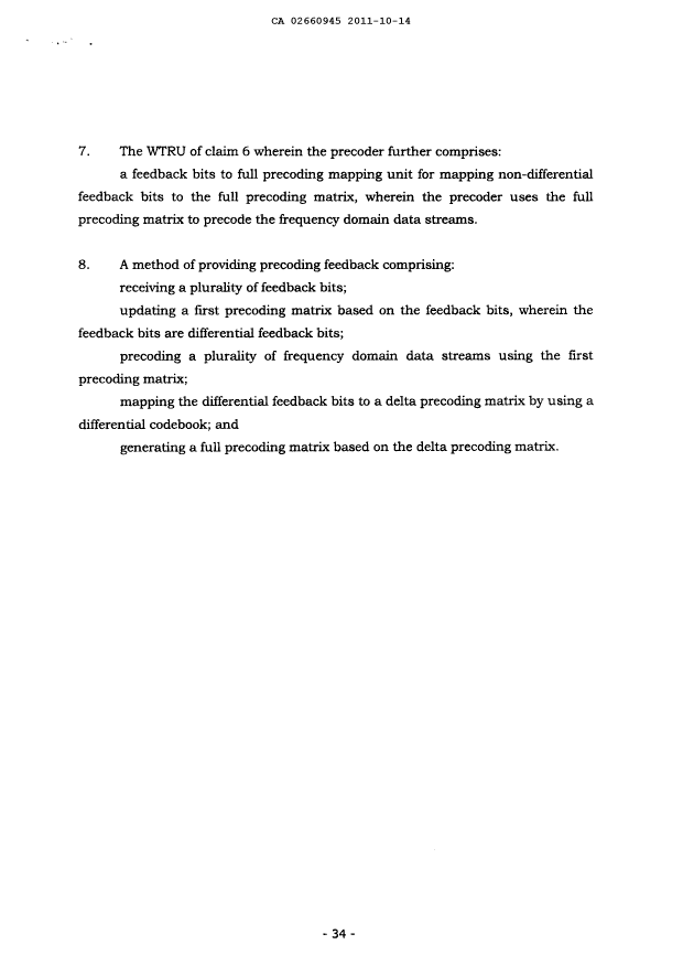 Document de brevet canadien 2660945. Revendications 20111014. Image 3 de 3