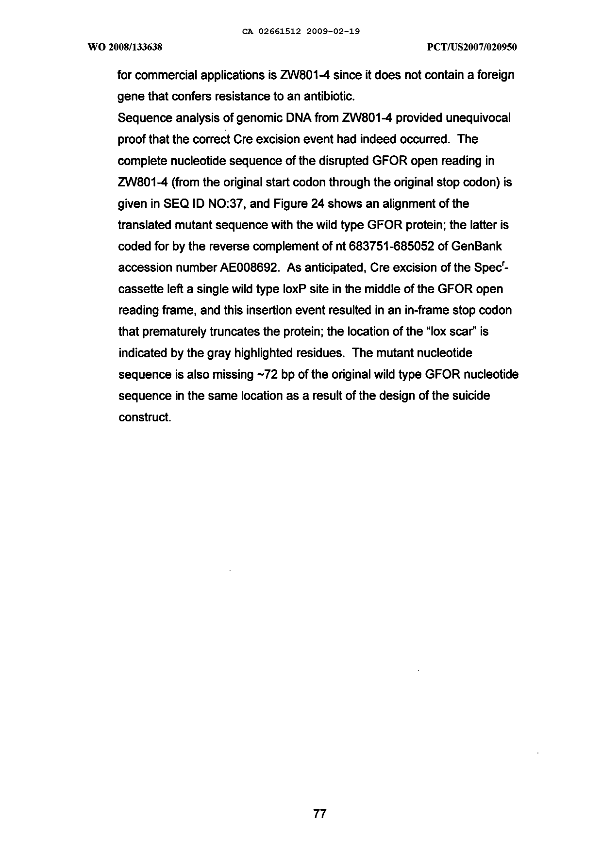 Canadian Patent Document 2661512. Description 20081219. Image 77 of 77