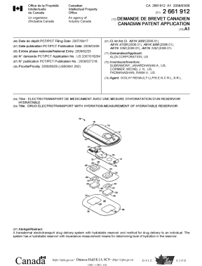 Document de brevet canadien 2661912. Page couverture 20090629. Image 1 de 1