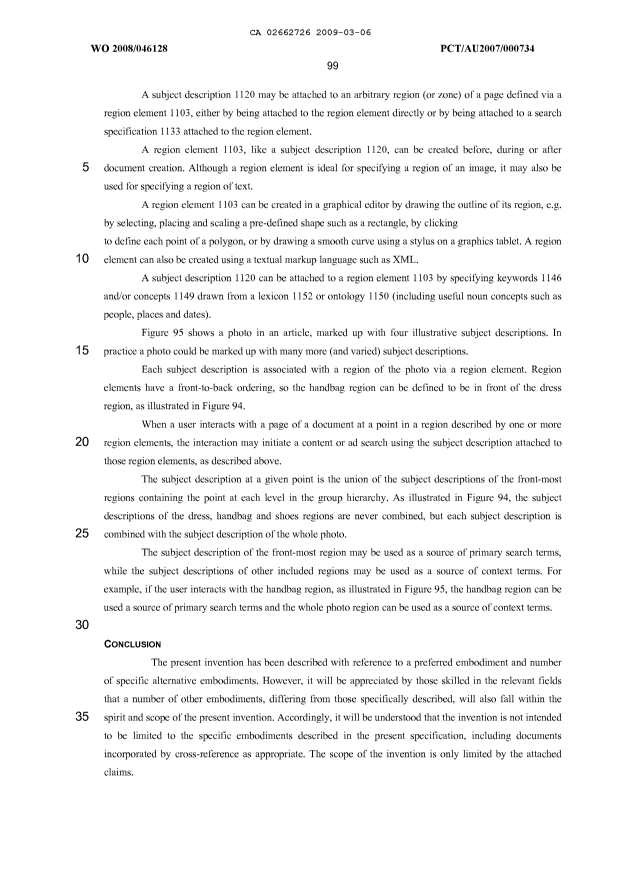 Canadian Patent Document 2662726. Description 20081206. Image 99 of 99