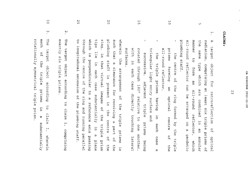 Document de brevet canadien 2663968. Revendications 20121129. Image 1 de 6