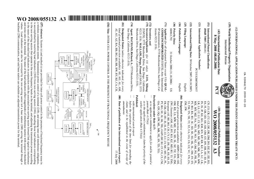 Document de brevet canadien 2664170. Abrégé 20090320. Image 1 de 1