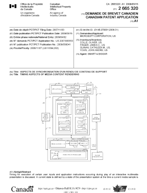 Document de brevet canadien 2665320. Page couverture 20090729. Image 1 de 2