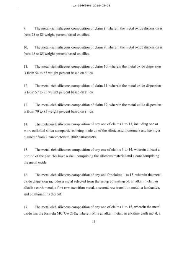 Document de brevet canadien 2665806. Revendications 20140508. Image 2 de 5