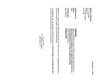 Canadian Patent Document 2665864. Correspondence 20091208. Image 1 of 1